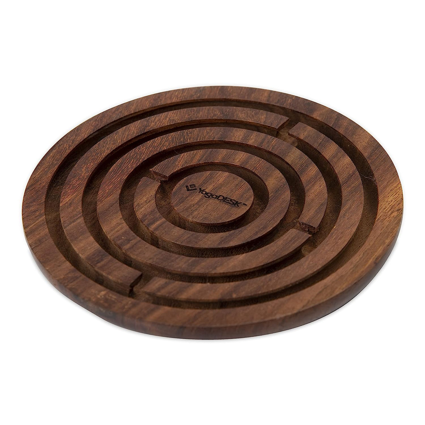 Walnut Round Labyrinth Sheesham Wooden Game Board